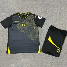 2024/25 Wolves Away Kids Soccer Jersey