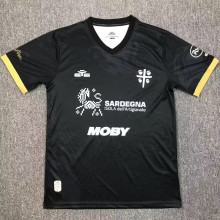 2024/25 Cagliari Third Black Fans Soccer Jersey 卡利亚里