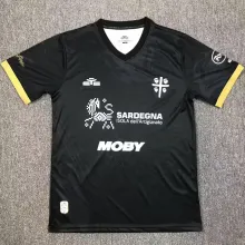 2024/25 Cagliari Third Black Fans Soccer Jersey 卡利亚里