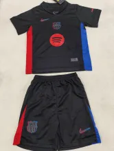 2024/25 BA Away Black Kids Soccer Jersey 胸前大广告