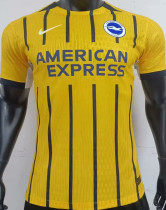 2024/25 Brighton Away Yellow Player Version Soccer Jersey