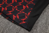 2025 M Utd Black Red Sweater Tracksuit