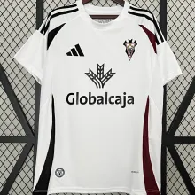2024/25 Albacete Home White Fans Soccer Jersey 阿尔巴赛特