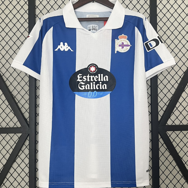 2024/25 Deportivo La Coruna Home Fans Soccer Jersey