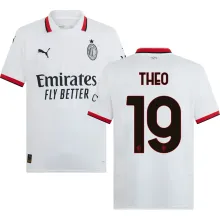 THEO #19 AC Milan Away White Fans Soccer Jersey 2024/25  意甲字体 ★★