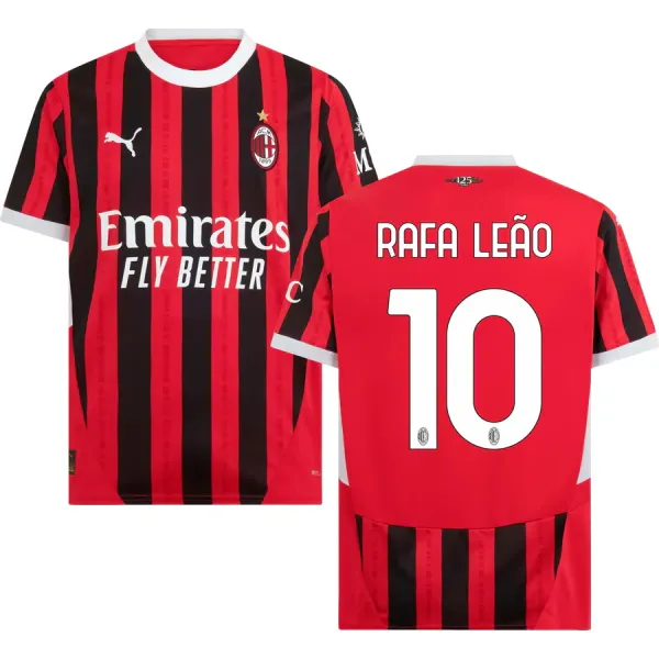 RAFA LEãO #10 AC Milan 1:1 Quality Home Fans Soccer Jersey 2024/25 意甲字体 ★★
