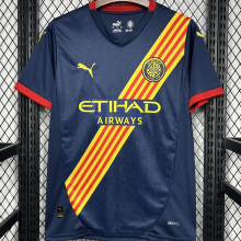 2024/25 Girona Third Black Fans Soccer Jersey  赫罗纳
