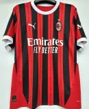 RAFA LEãO #10 AC Milan 1:1 Quality Home Fans Soccer Jersey 2024/25 意甲字体 ★★