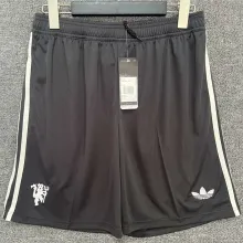 2024/25 M Utd Black Shorts Pants