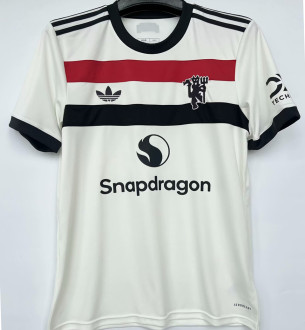 2024/25 M Utd 1:1 Quality Third White Fans Soccer Jersey
