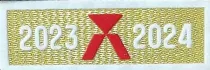 Spain Laliga 2023-2024 Champion Patch 2023-2024 中间 红色 金条 黄马用 You can buy it alone OR tell us which jersey to print it on