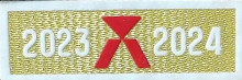 Spain Laliga 2023-2024 Champion Patch 2023-2024 中间 红色 金条 黄马用 You can buy it alone OR tell us which jersey to print it on