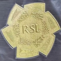 金色 RSL  Gold Patch 2024/25 左袖  沙特联赛袖章 (You can buy it alone OR tell us which jersey to print it on. )