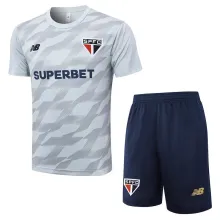 2025 Sao Paulo Grey Training Jersey(A Set)