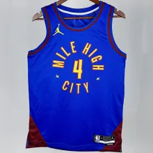 2024 Nuggets  WESTBROOK #4  Blue NBA Jersey