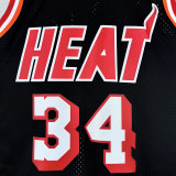 2013/14 Miami Heat  ALLEN #34 Black Retro NBA Jersey