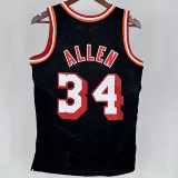 2013/14 Miami Heat  ALLEN #34 Black Retro NBA Jersey