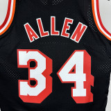 2013/14 Miami Heat  ALLEN #34 Black Retro NBA Jersey