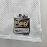 1996/97 76ers IVERSON #3 White Retro NBA Jersey