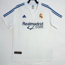2001/02 RM Home White Retro Soccer Jersey
