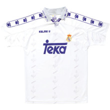 1994/96 RM White Home Retro Soccer Jersey