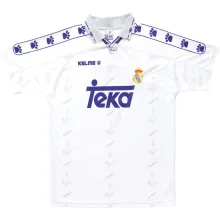 1994/96 RM White Home Retro Soccer Jersey