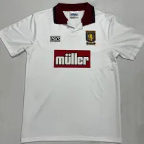 1994/95 Aston Villa Away White Retro Soccer Jersey