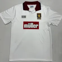 1994/95 Aston Villa Away White Retro Soccer Jersey