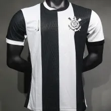 2024/25 Corinthians Third Black WHite Player Version Soccer Jersey