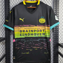 2024/25 P S V Away Black Fans Soccer Jersey