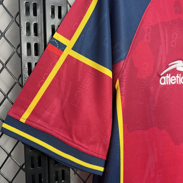 2000 Venezuela Home Red Retro Soccer Jersey