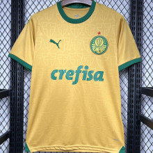 2024/25 Palmeiras Third Gold Fans Soccer Jersey