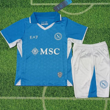 2024/25 Napoli Home Blue Kids Soccer Jersey