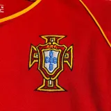 2002 Portugal Home Retro Soccer Jersey