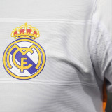 2013/14 RM White Home Retro Player Version Long Sleeve Soccer Jersey  球员版