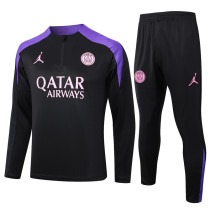 2025 PSG Black Red Sweater Tracksuit