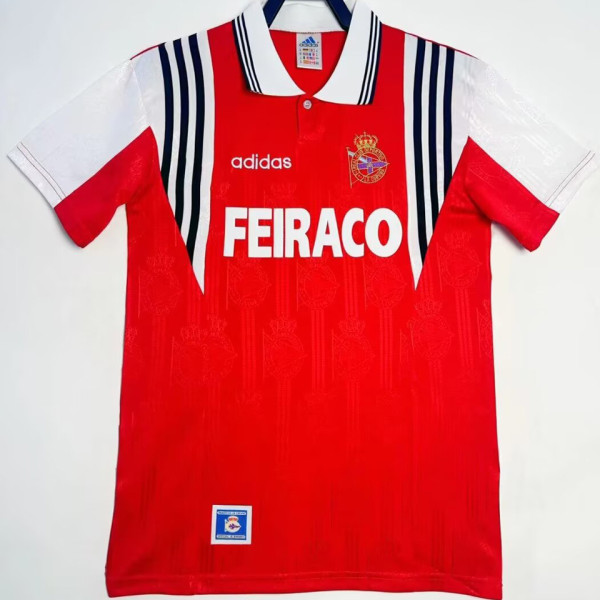 1997/98 Deportivo La Coruna Red Retro Soccer Jersey