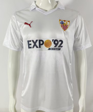 1987/90 Sevilla FC Home White Retro Soccer Jersey