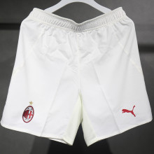 2024/25 AC Milan White Player Version Shorts Pants 球员版 红标