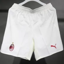 2024/25 AC Milan White Player Version Shorts Pants 球员版 红标