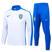 2025 Brazil White Sweater Tracksuit