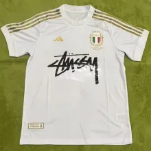 2023 Italy 125th Anniversary White Fans Soccer Jersey 带胸前广告