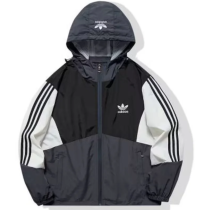 2025 Ad~ Green Black Windbreaker