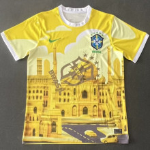 2024/25 Brazil Special Edition Yellow Fans Jersey