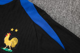 2025 France Black Sweater Tracksuit