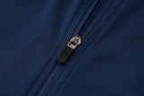 2025 France Sapphire Blue Kids Jacket Tracksuit