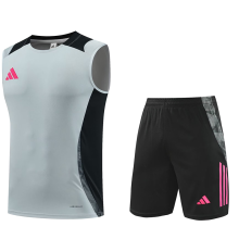 2025 AD~  Grey Vest Training Jersey(A Set)
