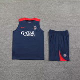 2025 PSG Sapphire Blue Vest Training Jersey(A Set)