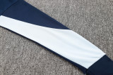 2025 France Sapphire Blue Kids Jacket Tracksuit