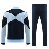 2025 France Light Blue Kids Jacket Tracksuit